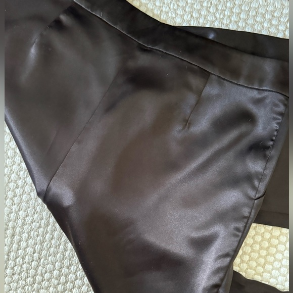 Satin Straight leg pant - black - Picture 3 of 5